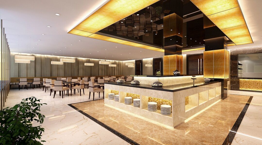 Wyndham Singapore Hotel Exterior photo 3D rendering of a restaurant