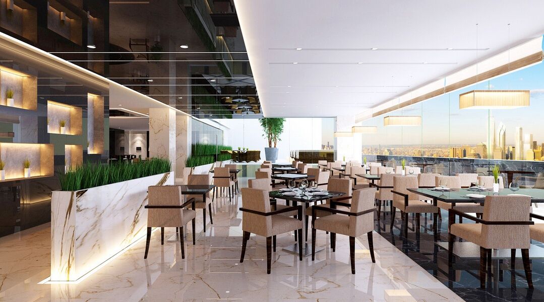 Wyndham Singapore Hotel Exterior photo 3D rendering of a restaurant